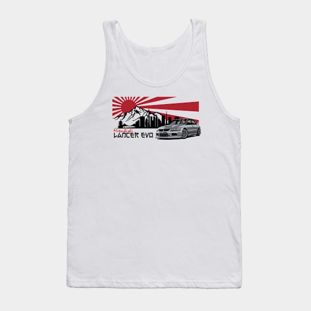 Mitsubishi Lancer evo 7, evo 8, evo 9, JDM Tank Top by T-JD